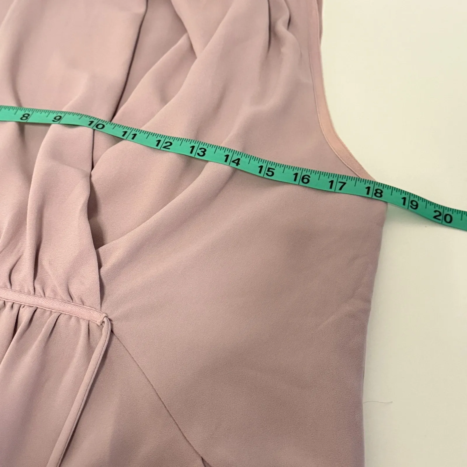 Aritzia Wilfred Sabine Dress Sleeveless Faux Wrap Size Med Mini‎ Ballet Feminine - Image 11