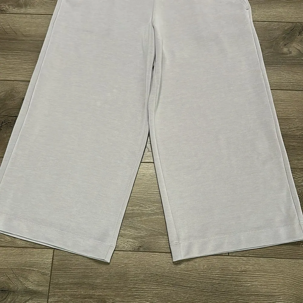 Athleta Seasoft High Rise‎ Wide Leg Crop Tencel Purple Size Small - Image 3