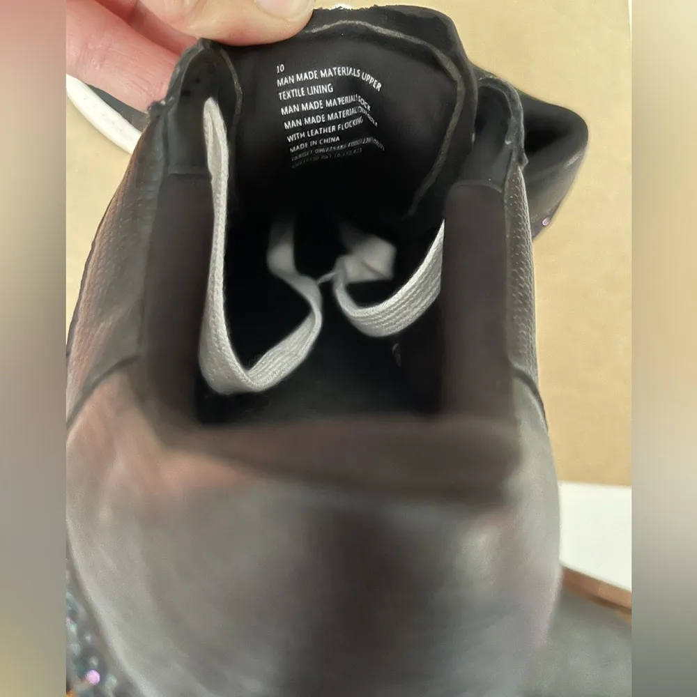 🦋NWOT Women's Maddison Sneakers - A New Day Black Sparkle Size 10 - Image 7