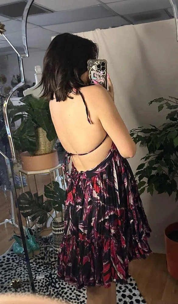Free People 100 Degree Mini Dress Purple Size Small - Image 6