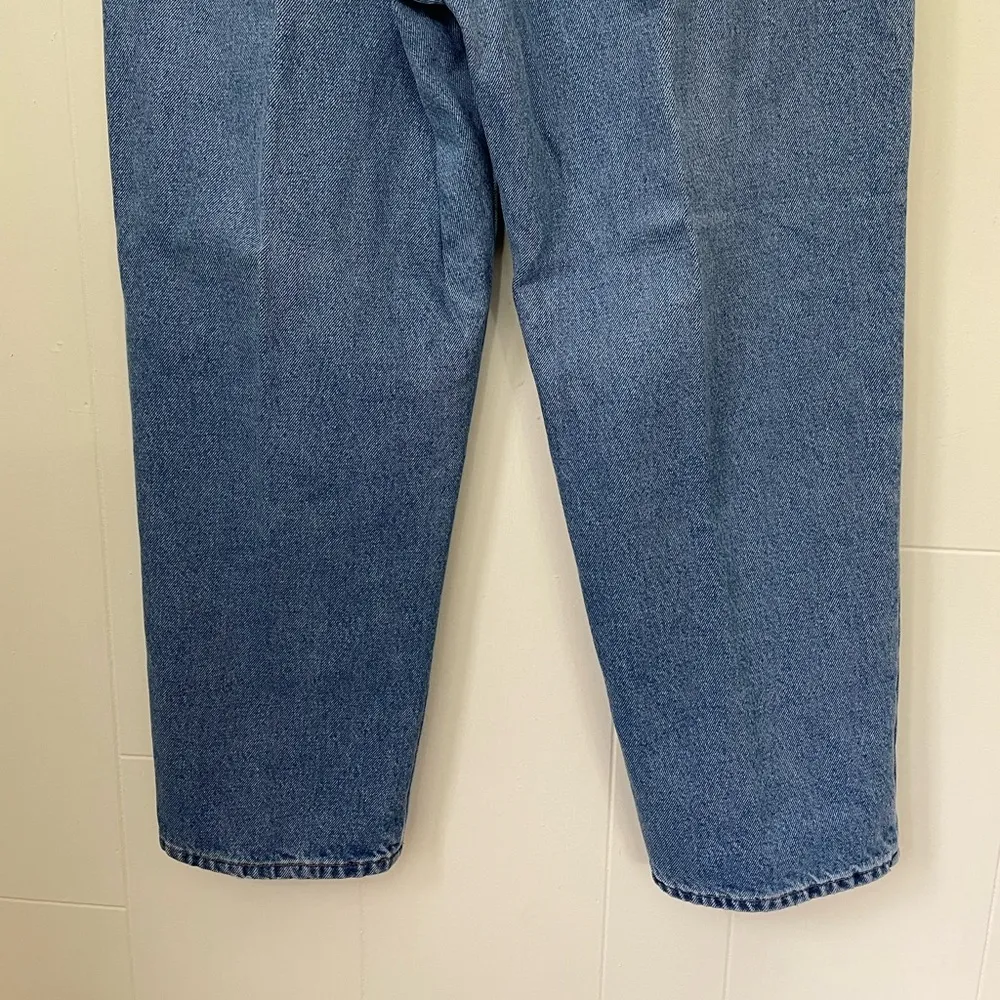 L.L. Bean Original Fit Relaxed Flannel Lined Medium Wash Jeans ~ Size 16 PET - Image 9