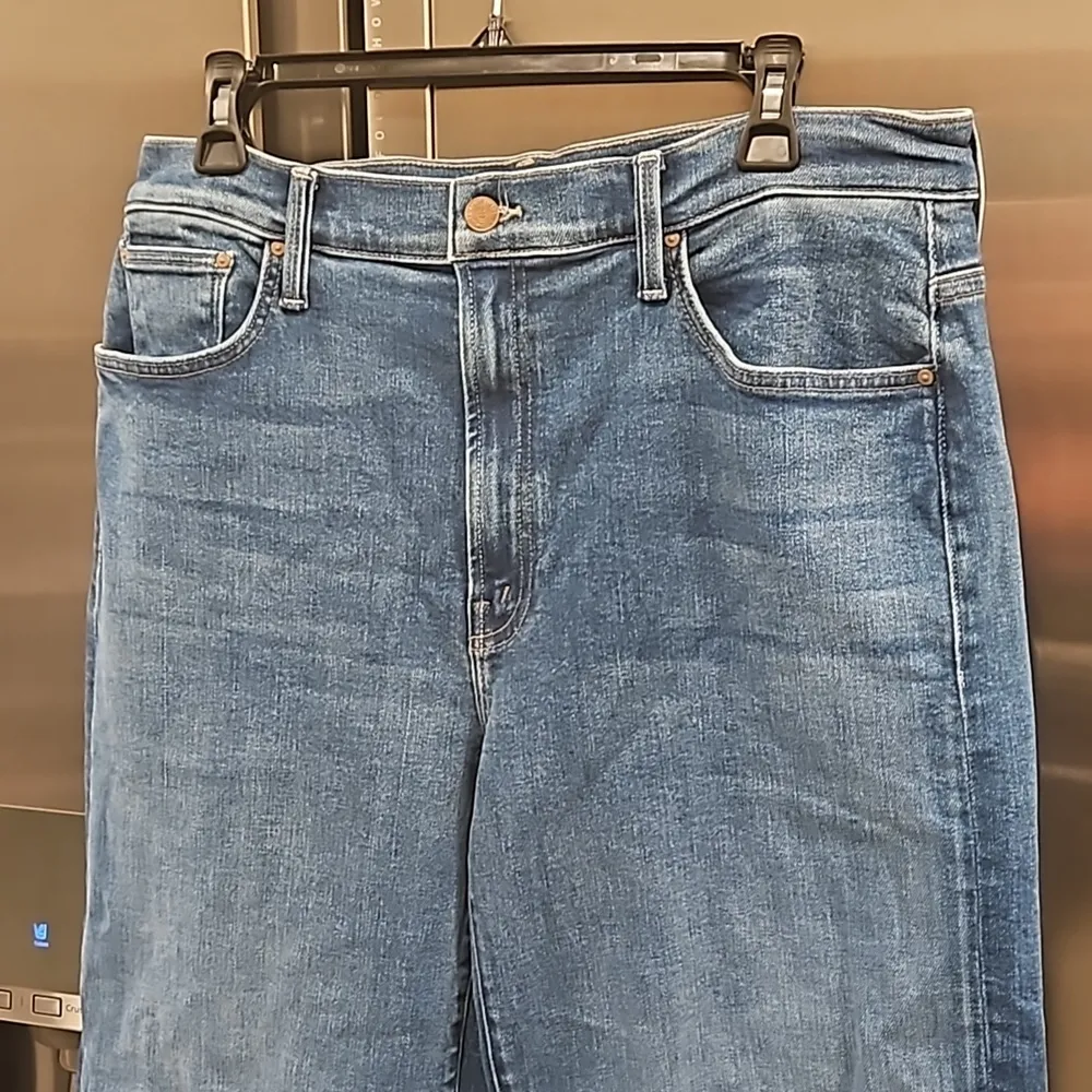 đź’•MOTHERđź’• The Dodger Ankle Jeans ~ Work Hard Play Hard 31 NWOT Blue - Image 14