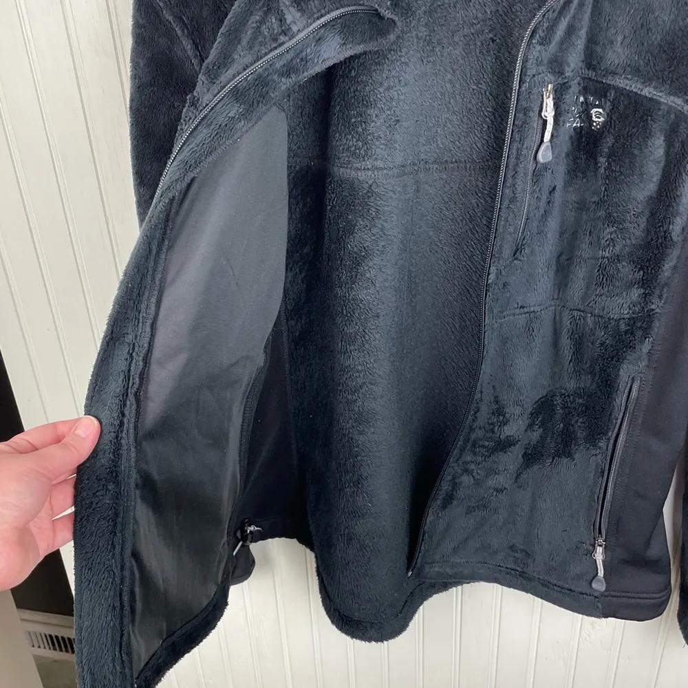 Mountain Hardwear Women's Pyxis Tech Furry Fleece Jacket Black Size Medium - Image 6