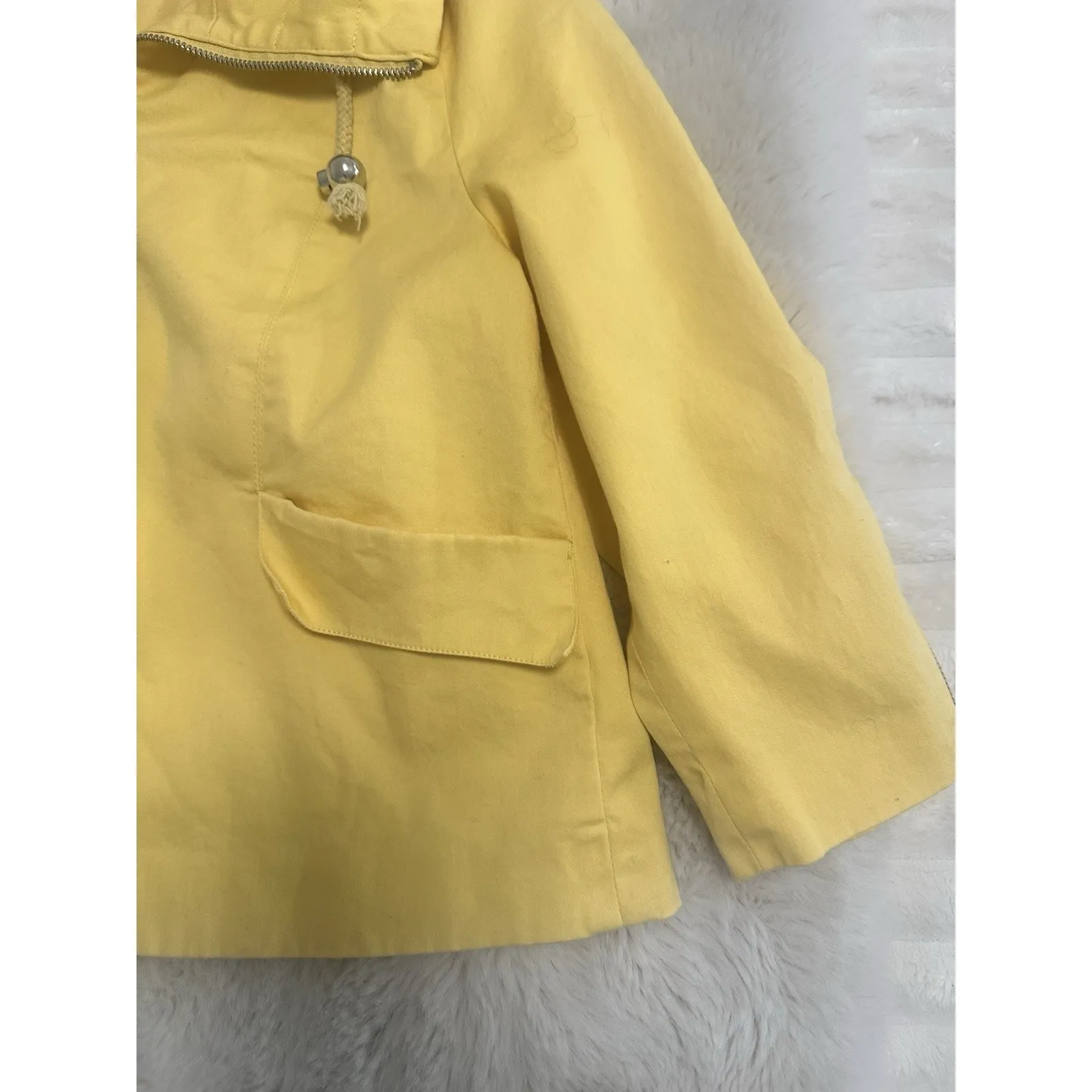 Neiman Marcus  Women Jacket Yellow Size M - Image 4