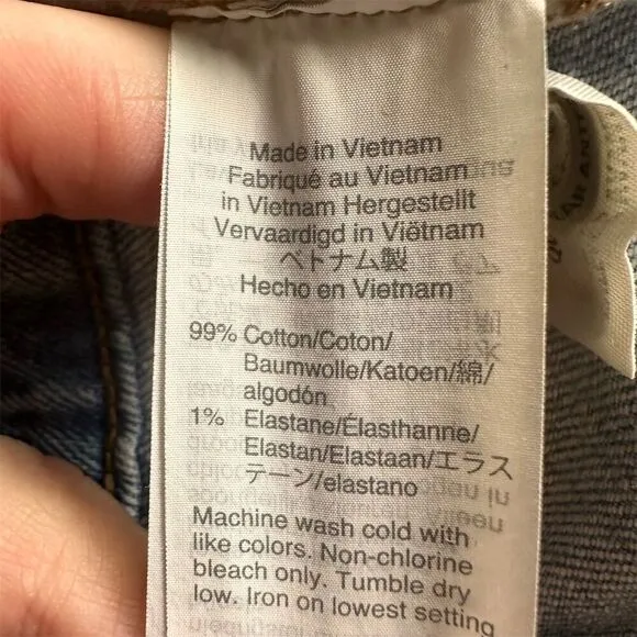 Madewell Women's Perfect Vintage‎ High-Rise Jeans Size 25 Blue Rosabelle Wash - Image 9