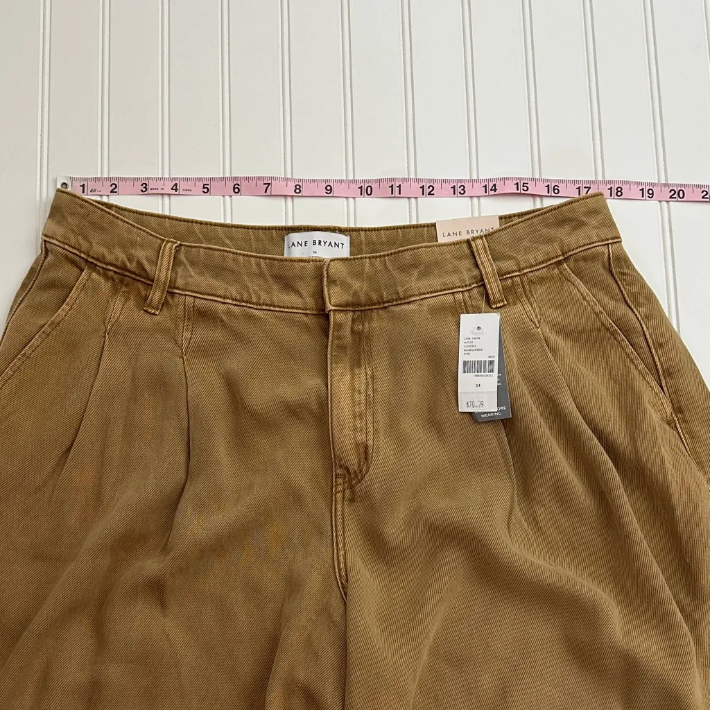 Lane Bryant Camel Wide Leg Jeans - Image 14