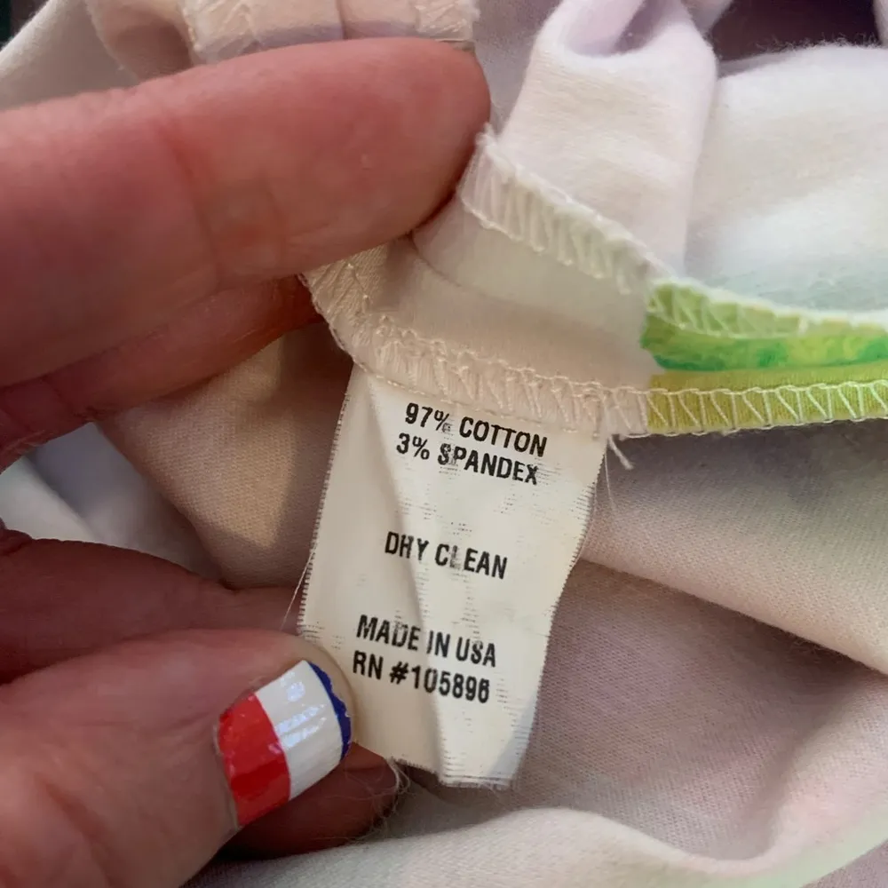 Worth Colorful Pencil Skirt Size 10 Cotton Blend - Image 8