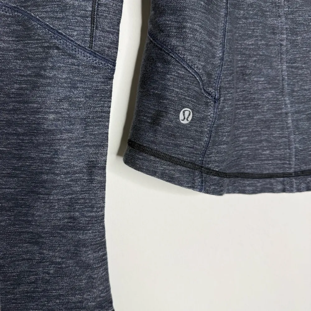 Lululemon Forme Jacket – Navy Heathered Blue – XS - Image 3