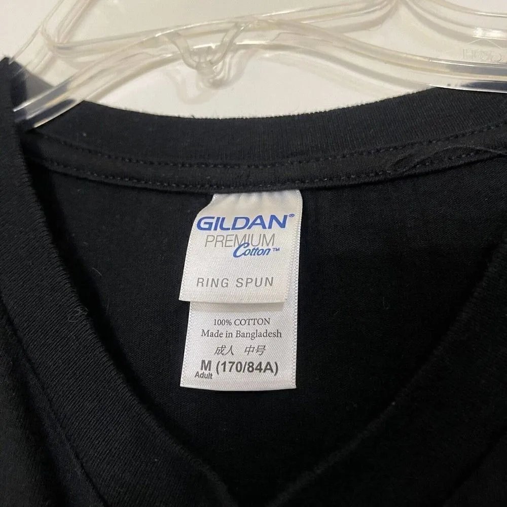 BLACKPINK kpop graphic print Black cotton tshirt size Medium - Image 2