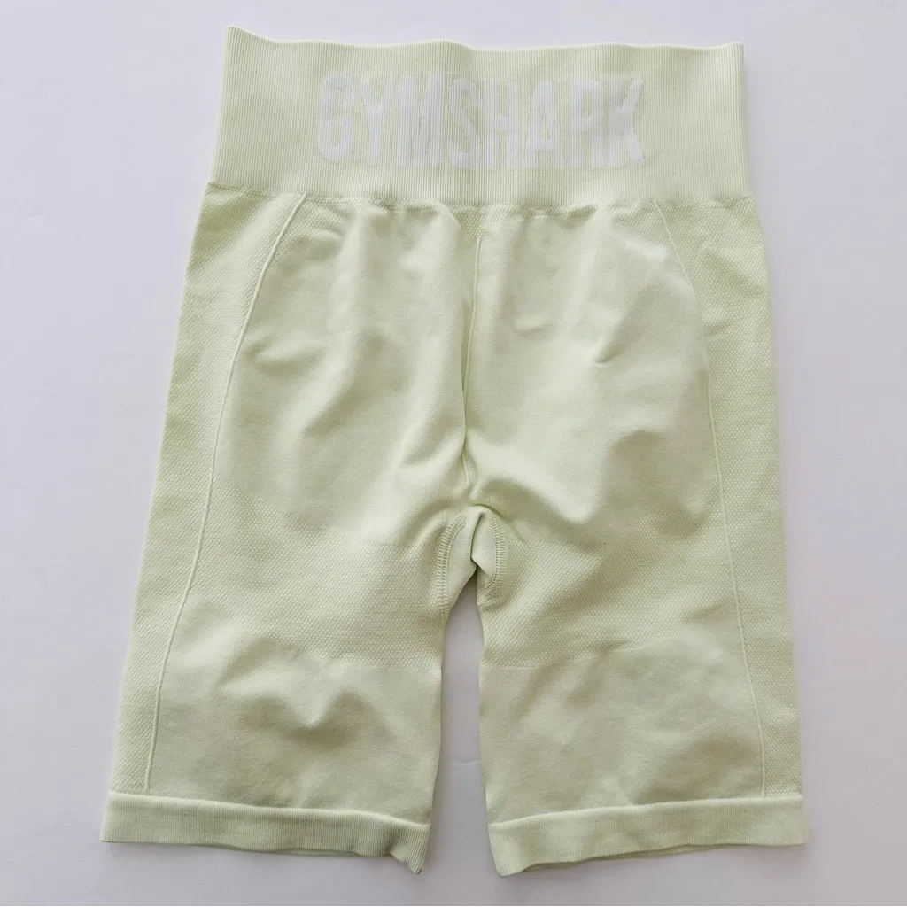 Gymshark M/L Flex Seamless Cycling Shorts & One Shoulder Sports Bra Set - Image 2