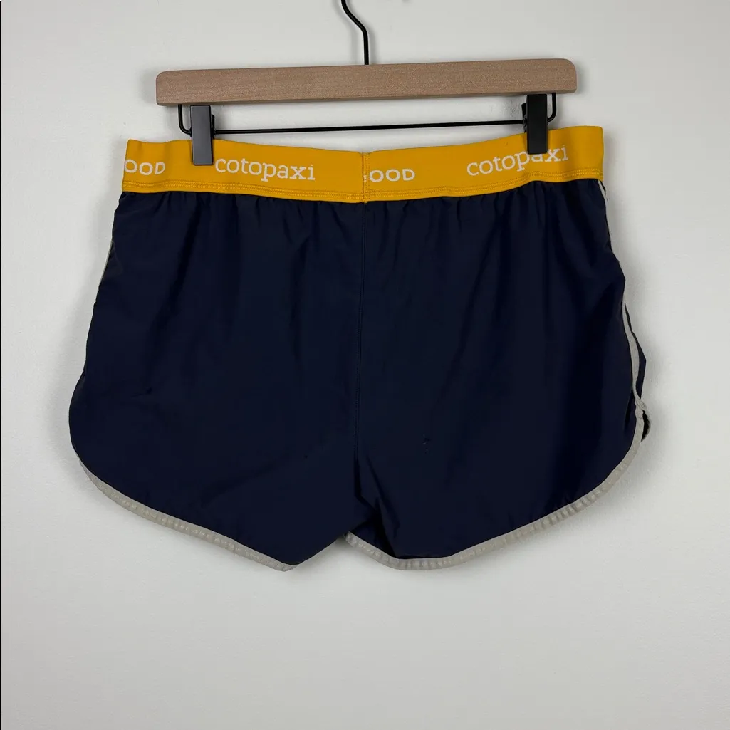 Cotopaxi Crux Shorts Women’s Size Large Blue Yellow Running Active Lined - Image 7