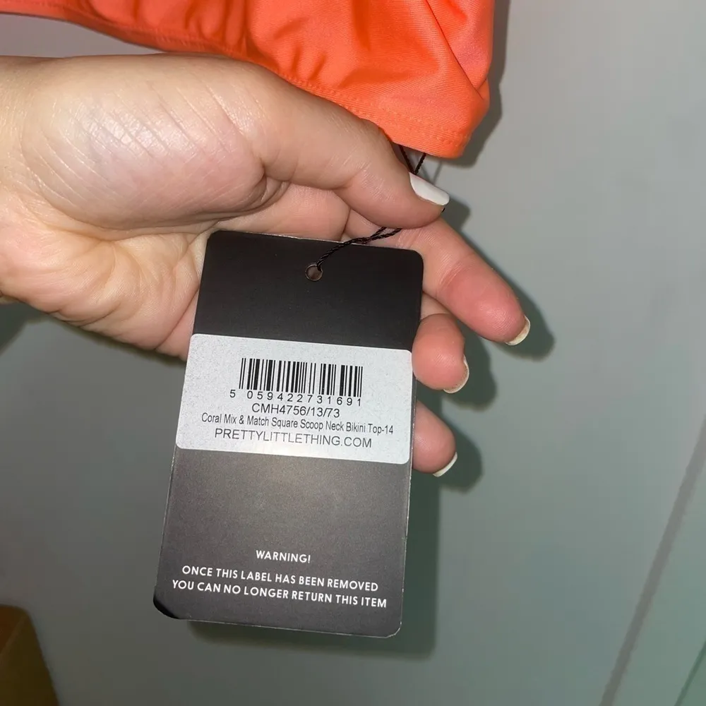 𝅺prettylittlething Orange Sports Bra - Image 11