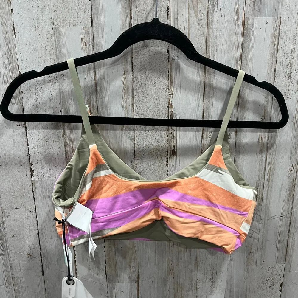 New! Prana Willow Falls Reversible Bikini Top Waves Green Womens Size Small - Image 3