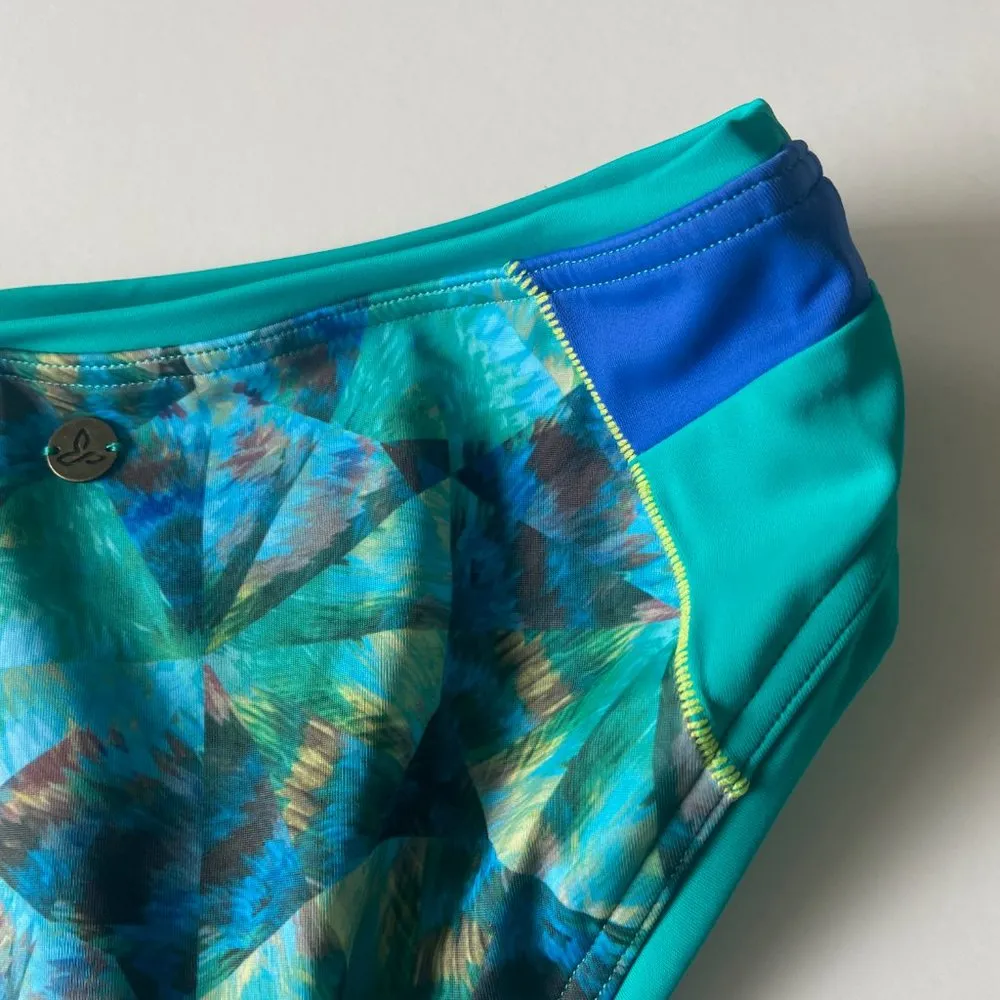 NWT  Milou Bikini Bottom in Emerald Pinwheel Swim Size XS NEW L473 - Image 12