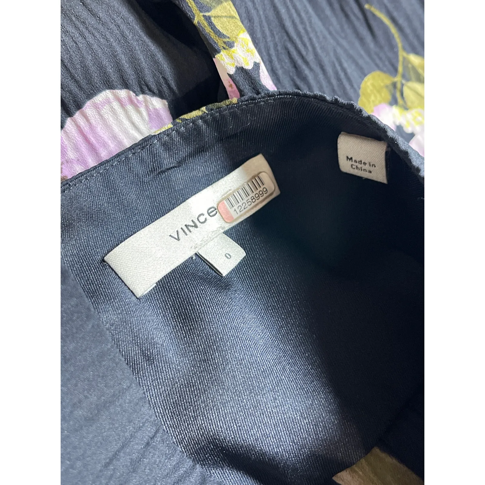 Vince Women's Multicolor Floral High Waisted Midi Flared A-Line Wrap Skirt Sz 0 - Image 3