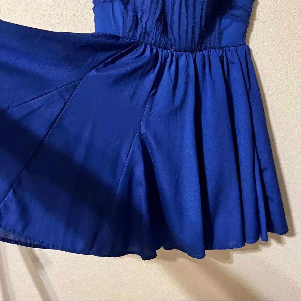 Do & Be Royal Blue Strapless Full Dress - Image 2