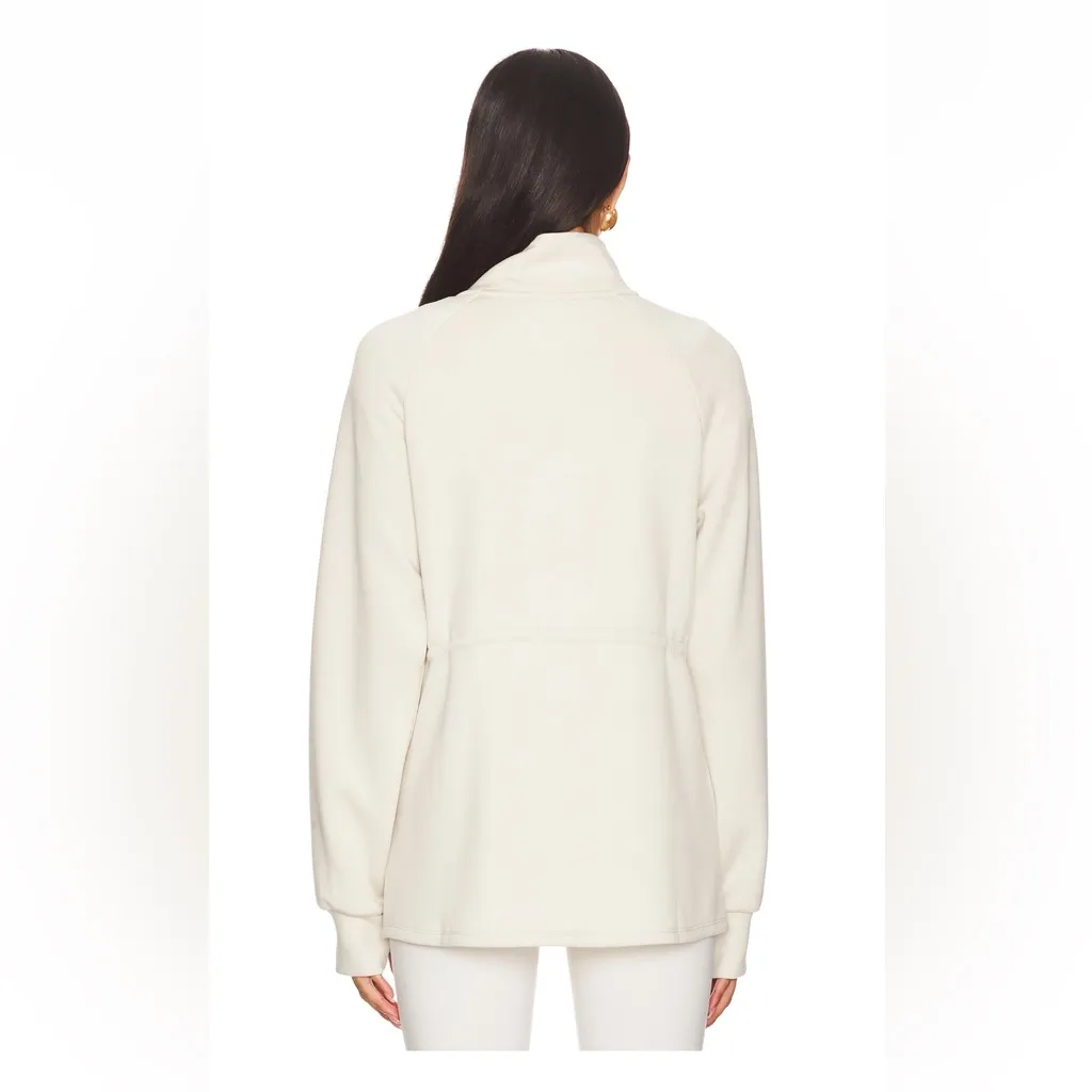 Varley Alisa Zip-Through Midlayer Sweater in Rainy Day - Image 2
