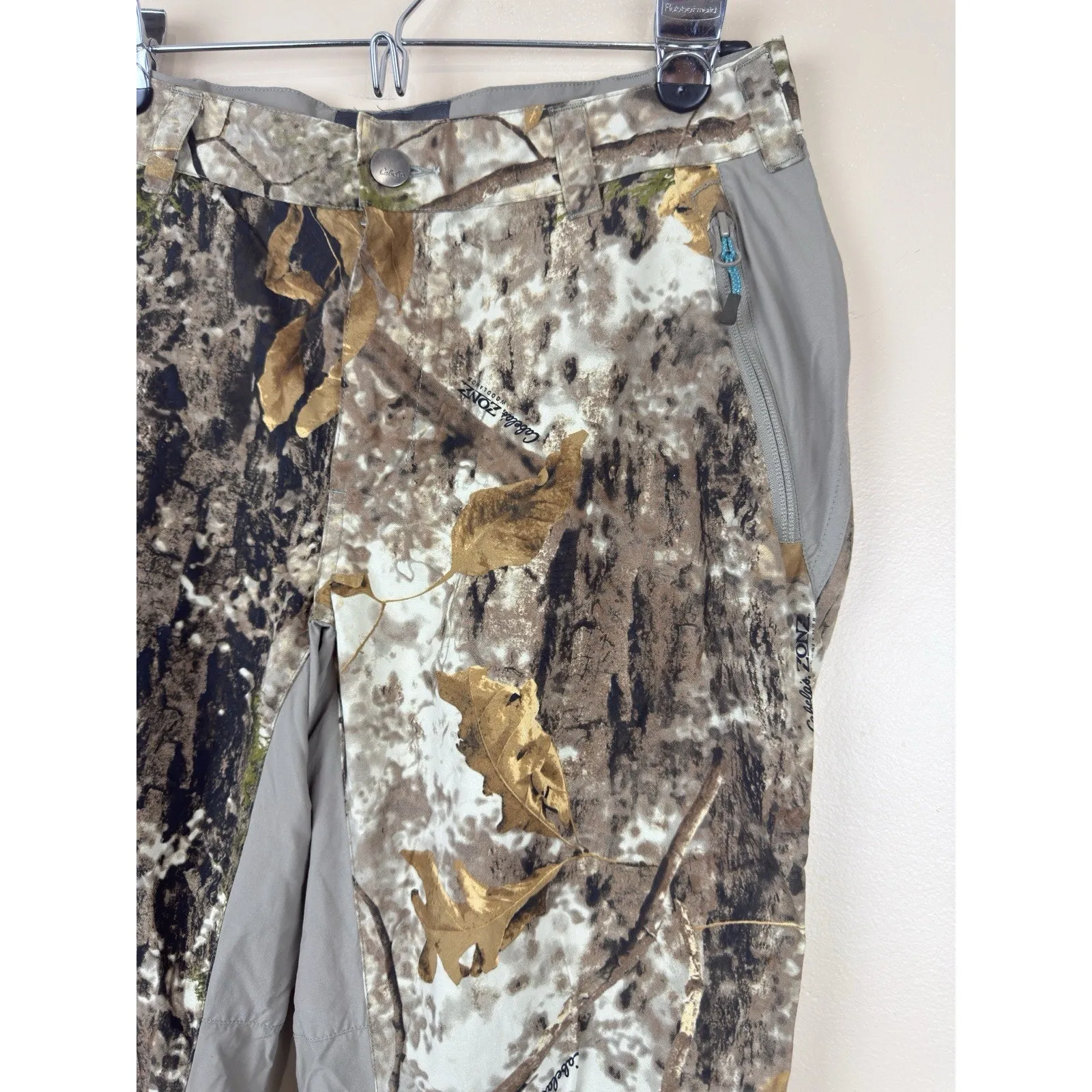 Cabela’s Zonz Woodlands Camo Pants Womens Size 8 “Outfit Her” Polyester Hunting - Image 4