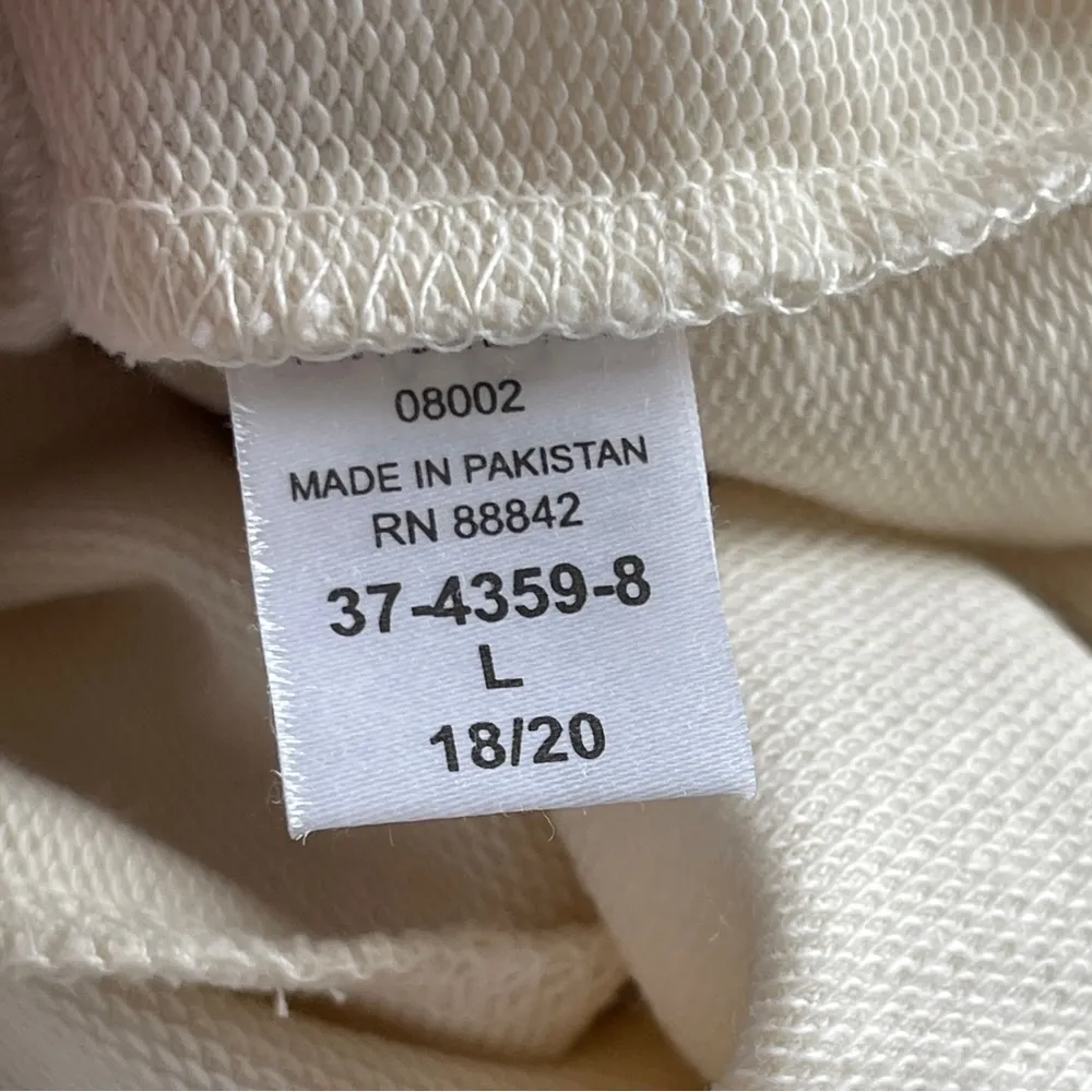 WOMAN WITHIN | Cream Floral Embroidered Top Sz 18/20 - Image 5