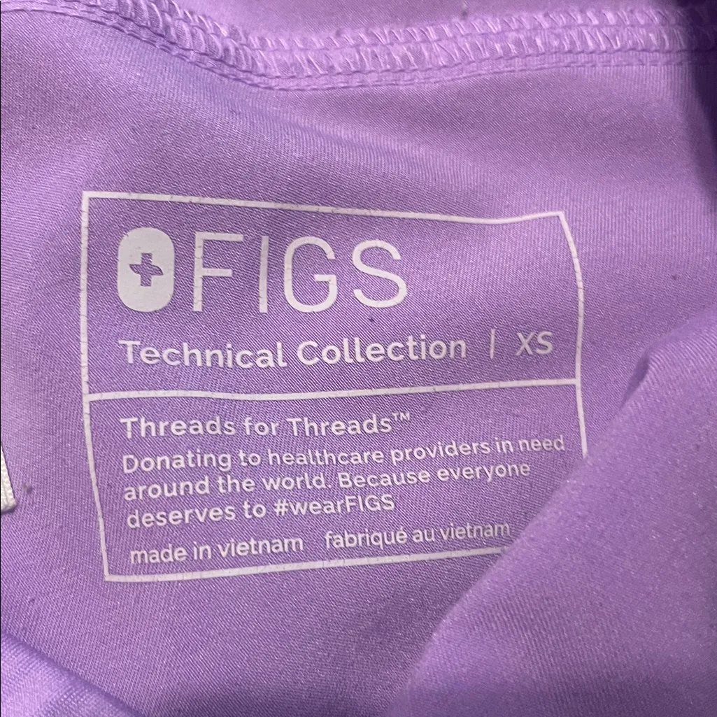 Figs Women’s Kade Cargo Scrub Pants Lilac Dawn XS - Image 5