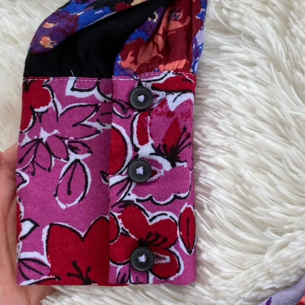 NWOT Free People Brunch A Bunch Flowy Button Up Tunic Top /Dress Size Small - Image 5