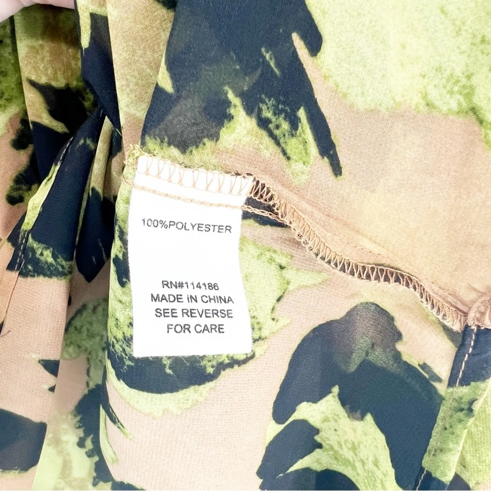 Adyson‎ Parker Tiered Ruffle Printed Blouse 1X - Image 7