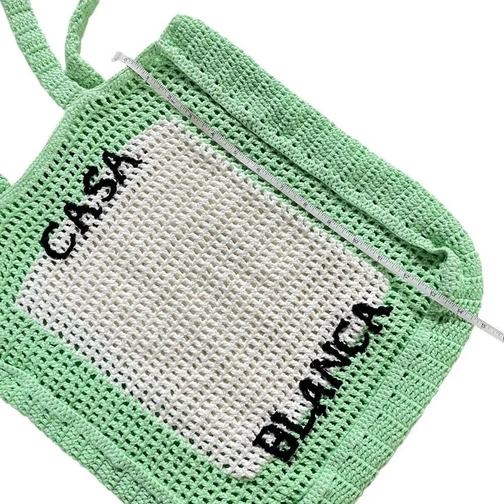 CASABLANCA Crochet Bag‎ Green - Image 13