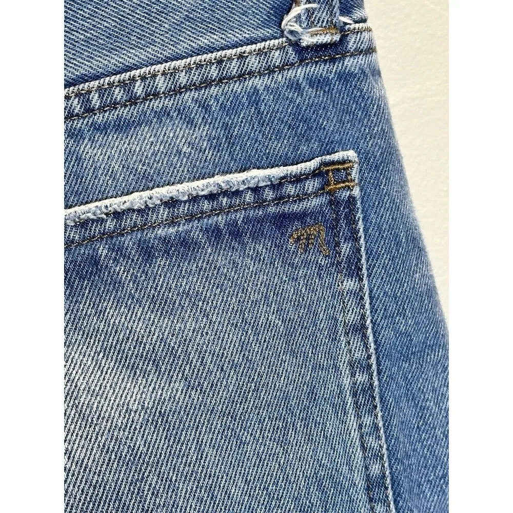 Madewell  Relaxed Denim Shorts in Renfield Wash Destructed Edition Size 30 - Image 5