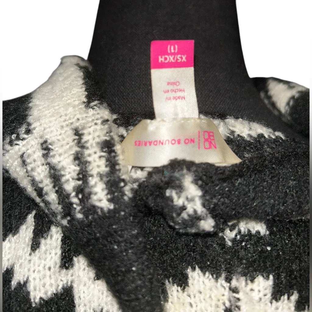 No Boundaries Aztec Cowl Neck Sweater XS | Boho Business Casual Pullover - Image 2