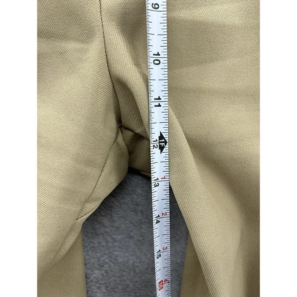 Levi's Women’s Vintage Pants Solid Beige Straight Leg High Rise 1980s Size 28 - Image 8