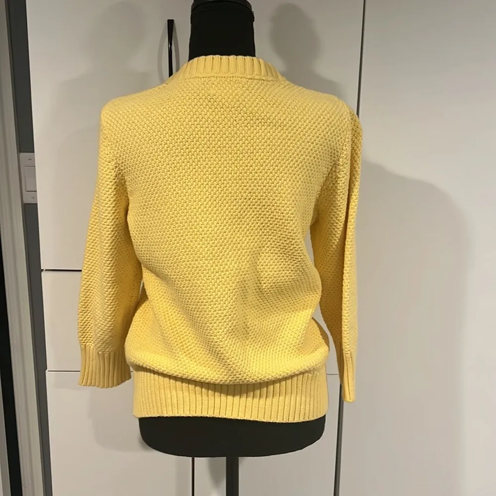 L.l. Bean knitted cotton‎ cardigan . Size S - Image 3