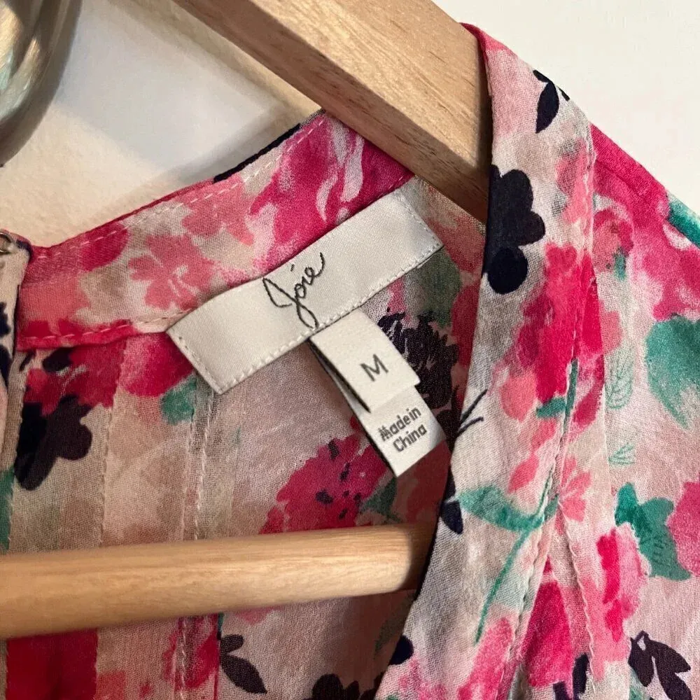 Joie Floral Silk Romper - Image 3