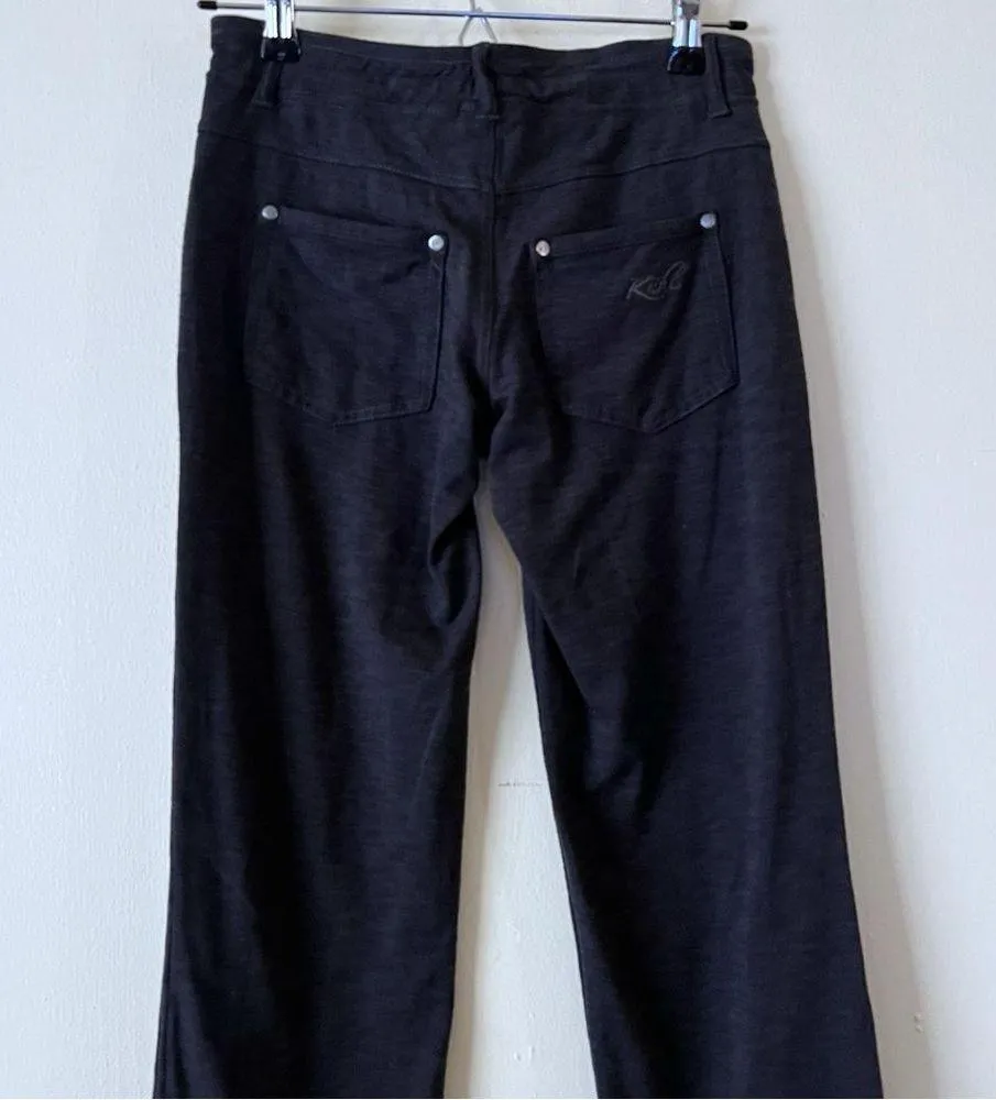 Kuhl Pants Women’s Reg Gray Mova Zip Pockets Pull On Stretch Drawstring SZ 2 - Image 7