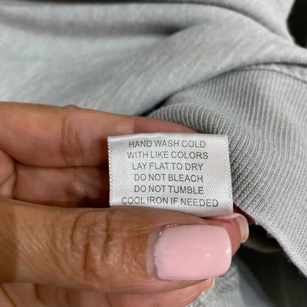 Jane + Delancey Gray Hoodie Sz M - Image 7