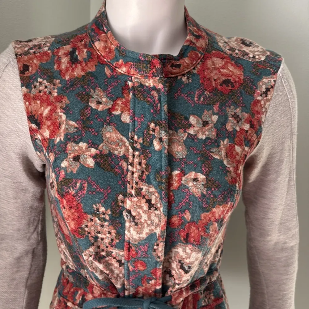 ANTHROPOLOGIE Saturday Sunday Delwyn Floral Jacket XS - Image 6