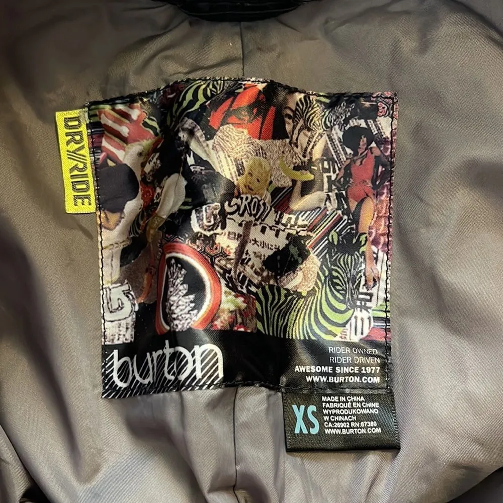 Burton Dry Ride Lucky Snowboarding Black Pants - Image 8