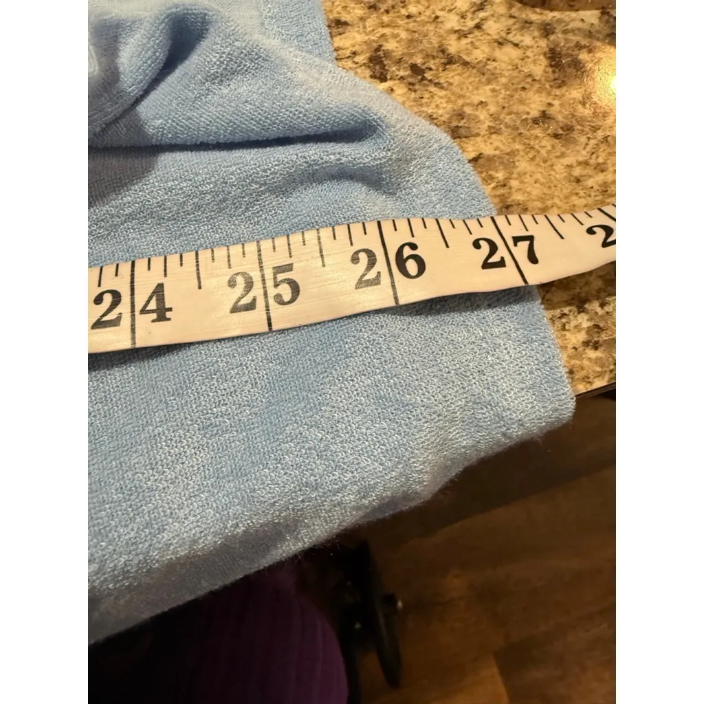 Women's Love Fire Light Blue Short Sleeve Polo Shirt Plus Size 2X - Image 4