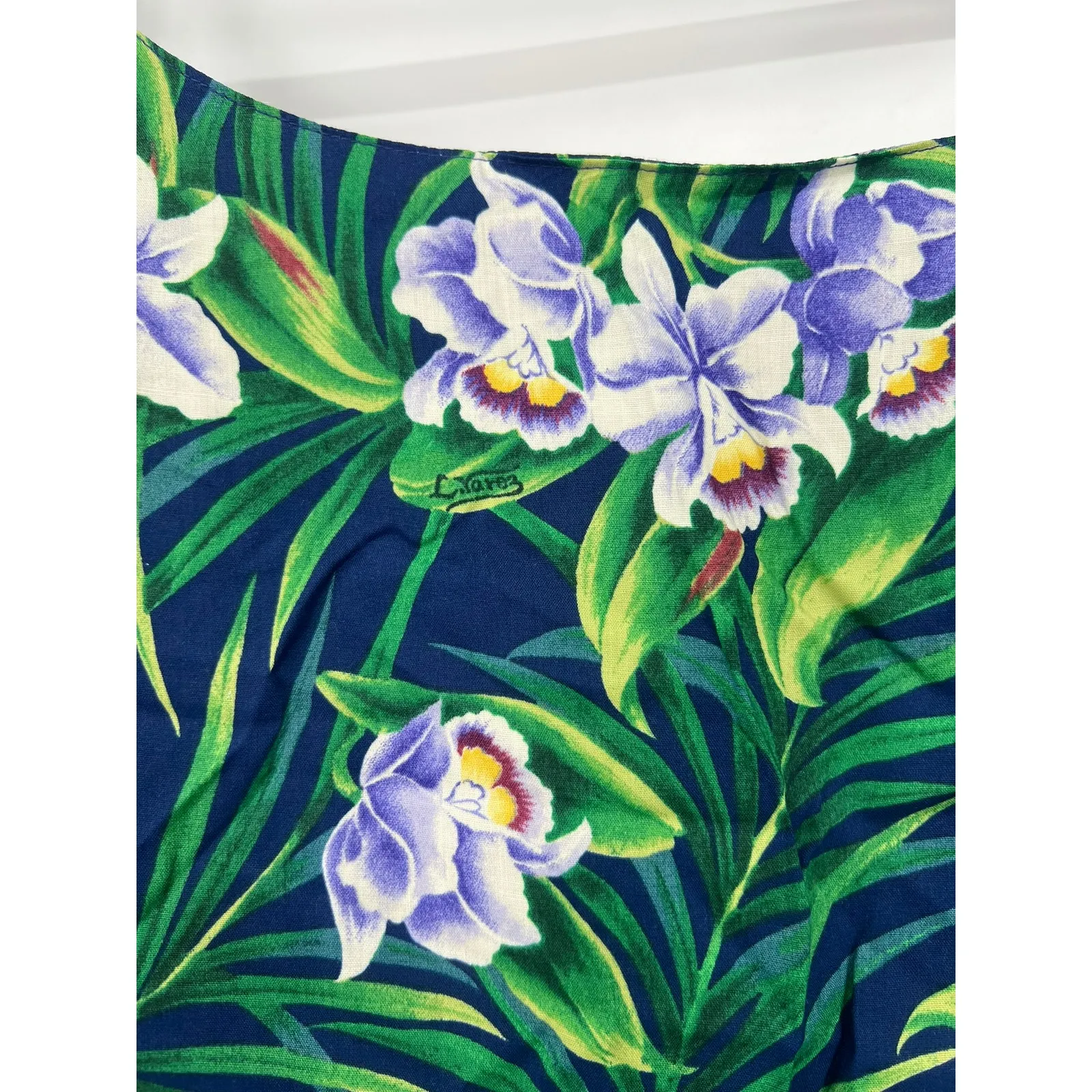 NWT Reyn Spooner | L | Dress Hawaiian Tropical Short Sleeveless Tank Womens Green Size L - Image 3