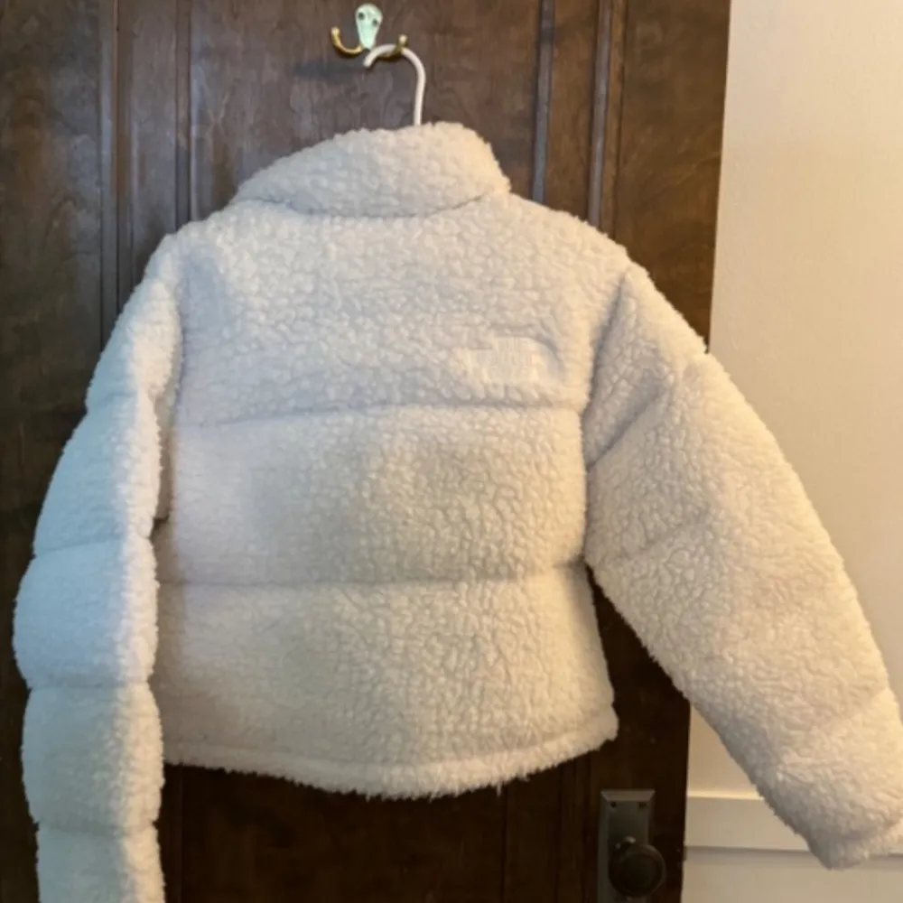 The North Face  White Nuptse Down Teddy Puffer Jacket - Image 8