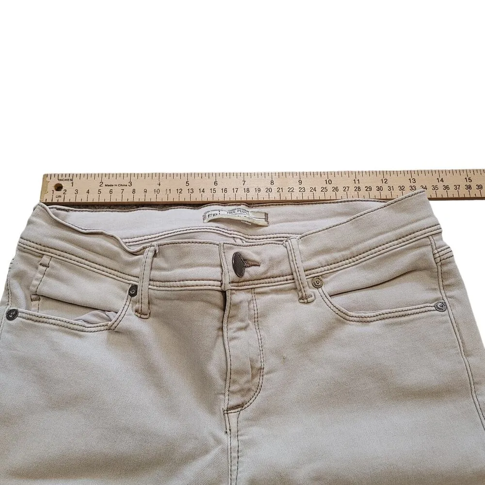 Free People Light Stone Color Size 27 Pants Straight Jeans FP - Image 6