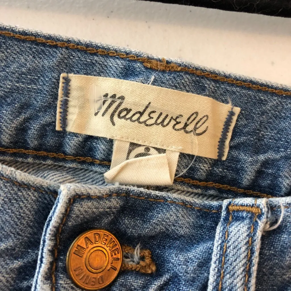 Madewell The Slouchy Boyjean Womens Denim Jeans Size 25 100% Cotton - Image 3