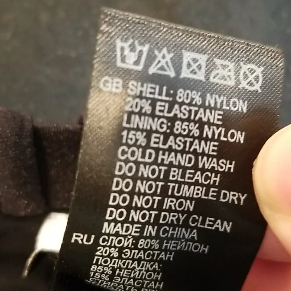 💕REISS💕 Skye B Woven Edge Bikini Bottoms ~ Black (L) - Image 7