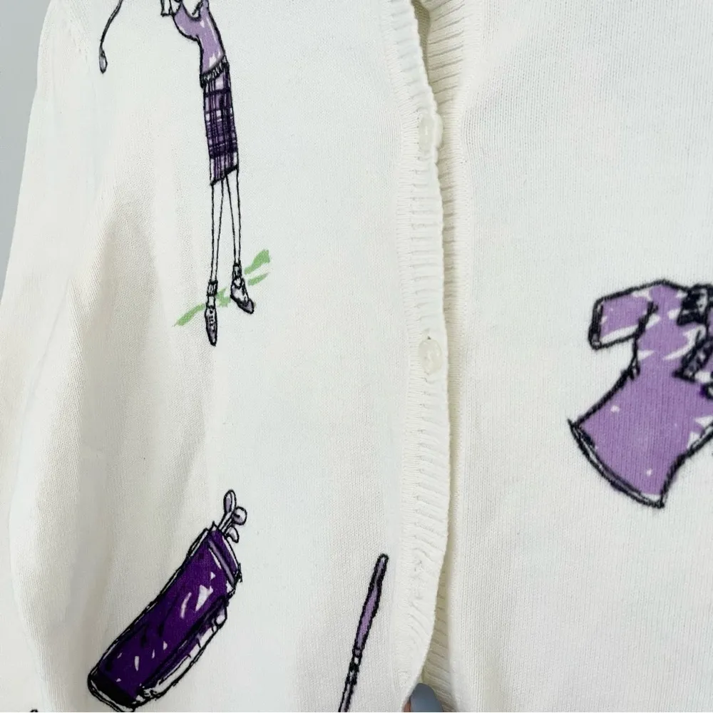 Izod Golf Knit Cardigan Sweater - Image 6