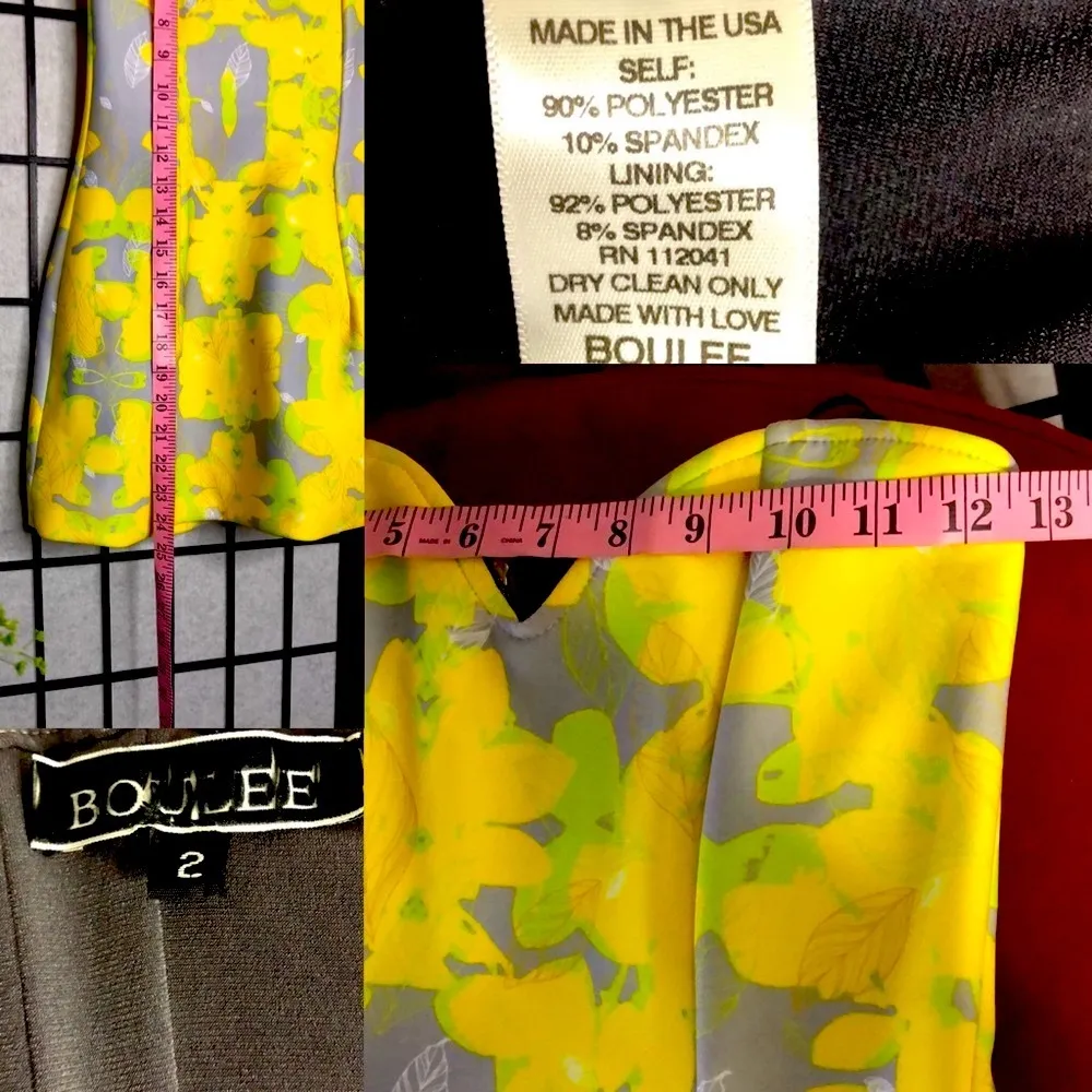 BOULEE Staples Dress Yellow Size 2 - Image 8