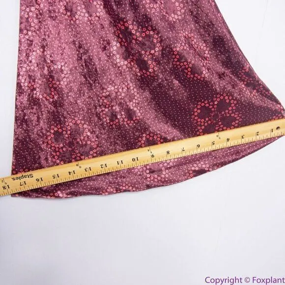 NEW Free People Rosaline Jumpsuit velvet floral print,‎ XS - Image 14