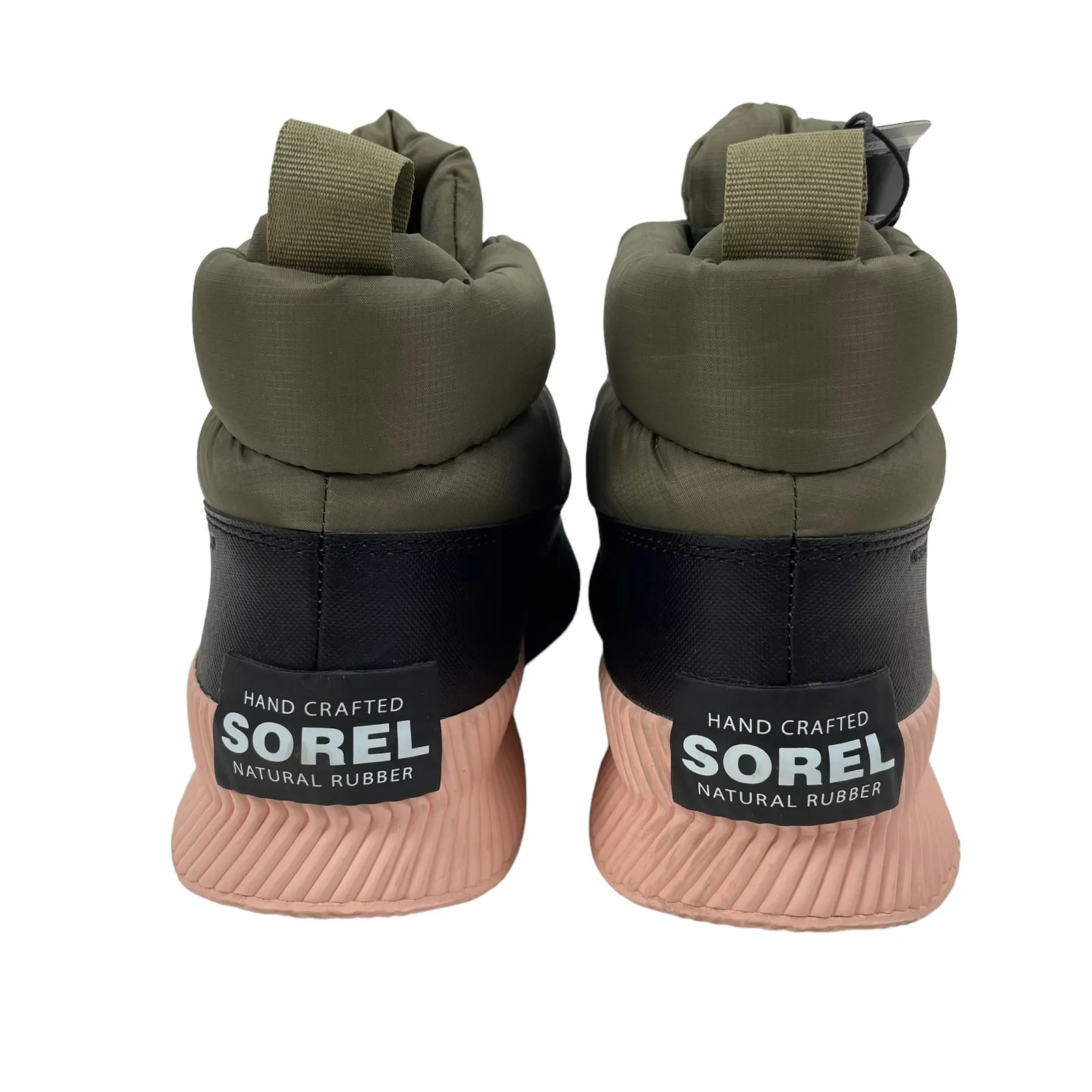 Sorel Out N About III Puffy Zip Boots Waterproof Sage Green Size 11 - Image 7