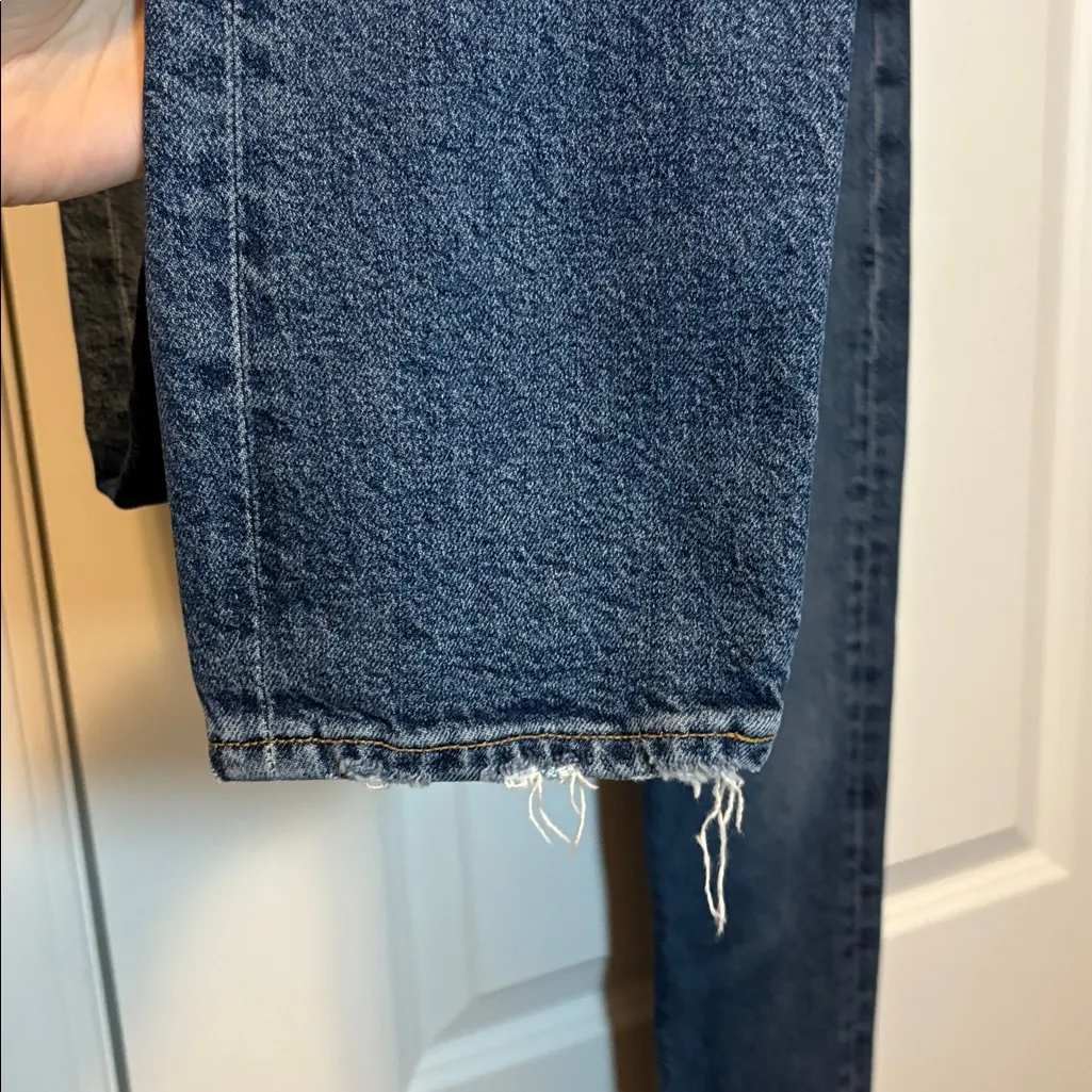 Agolde Riley Crop Straight Leg In Pastime 24 - Image 8