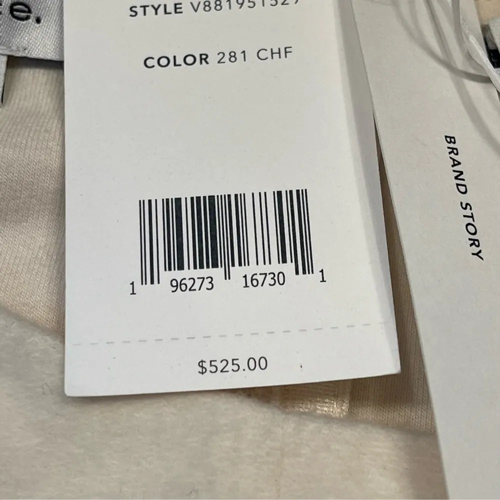 New VINCE Paneled Crew Neck Midi Sweater Vest Dress Sleeveless Fussy Cotton 10 - Image 11