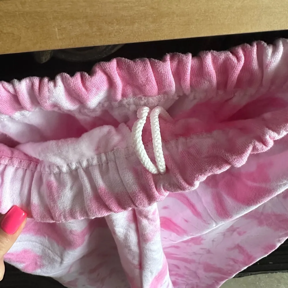 Pink Tie Dye  sweatpants unisex size S - Image 2