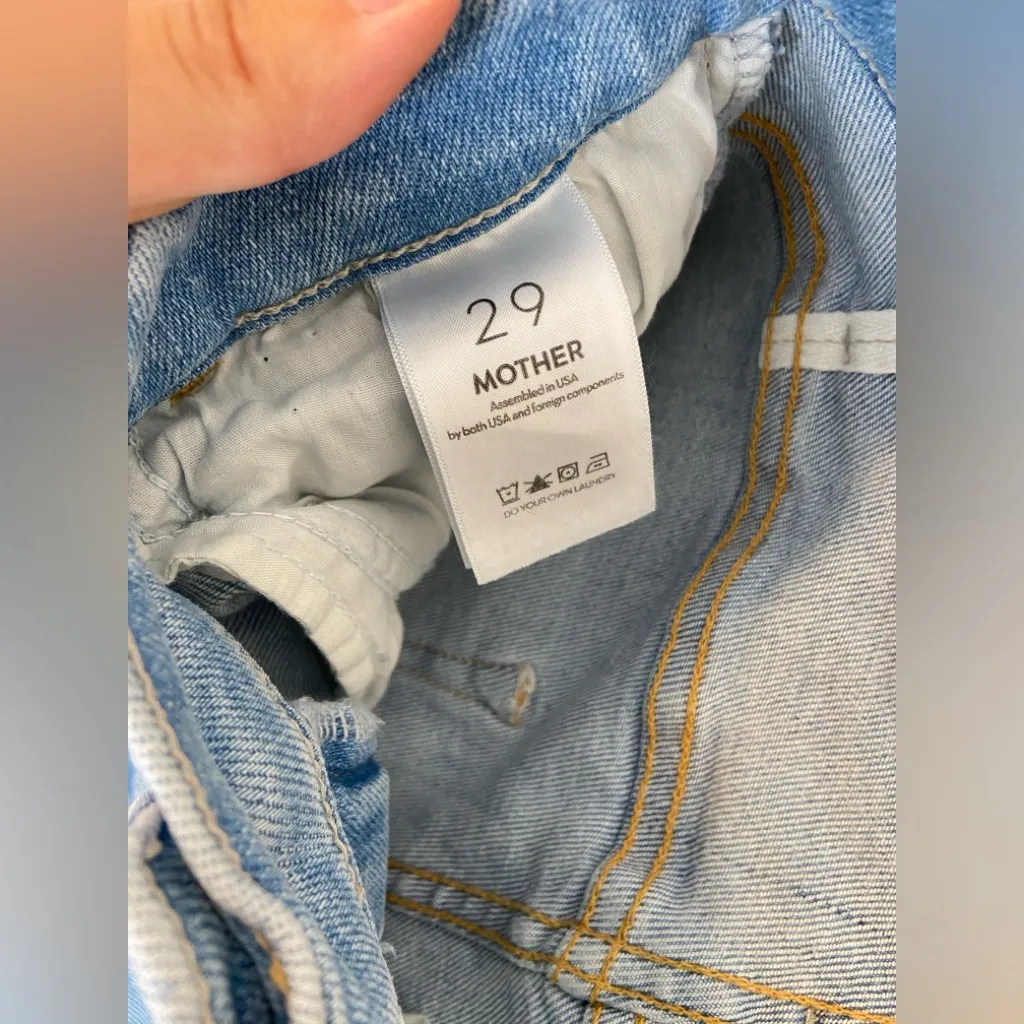 MOTHER The Hustler Ankle Fray in limited edition Size 29 Blue - Image 7